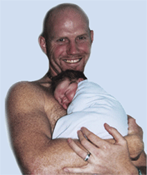 Craniosacral Therapy for Families. Nov 14: Finn with baby