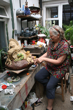 Sculpture & Artwork. making jaberwocky